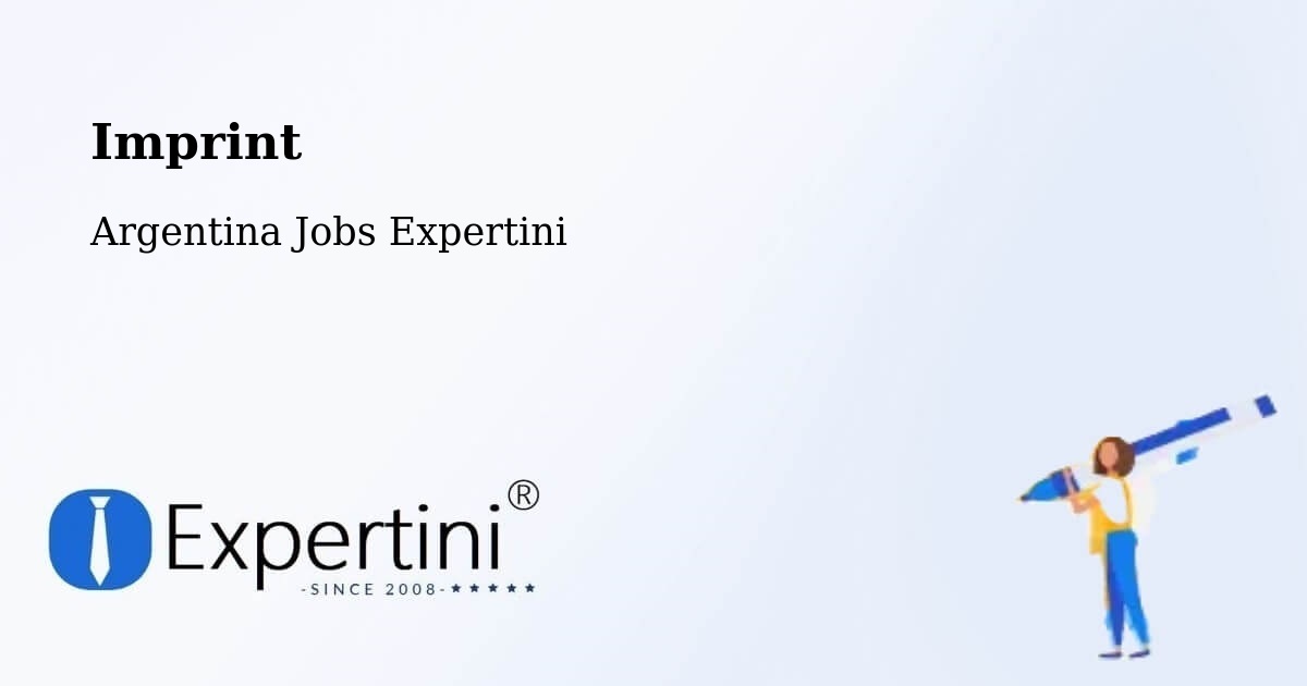 Imprint – Departamento De Chicoana - Argentina Jobs Expertini