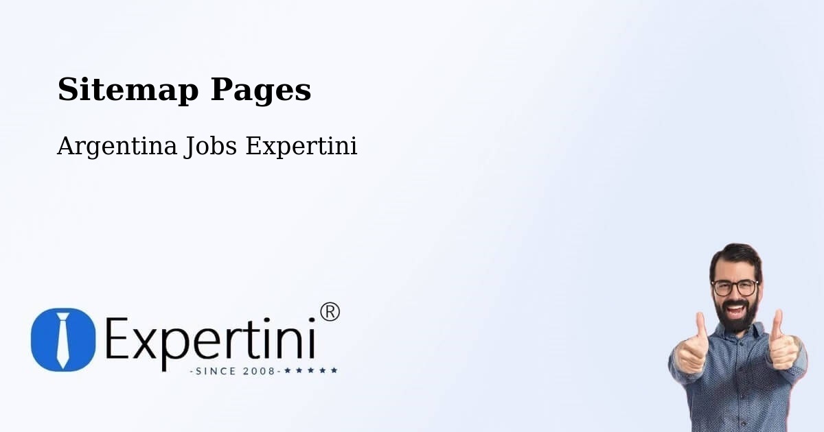 Sitemap Pages - Departamento De Chicoana - Argentina Jobs Expertini